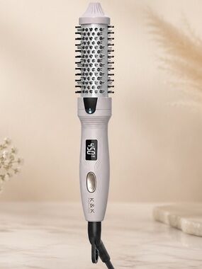 ✨New K&K Mini Thermal Brush 1” Heated Round Curling Brush | Great For Travel ✈️